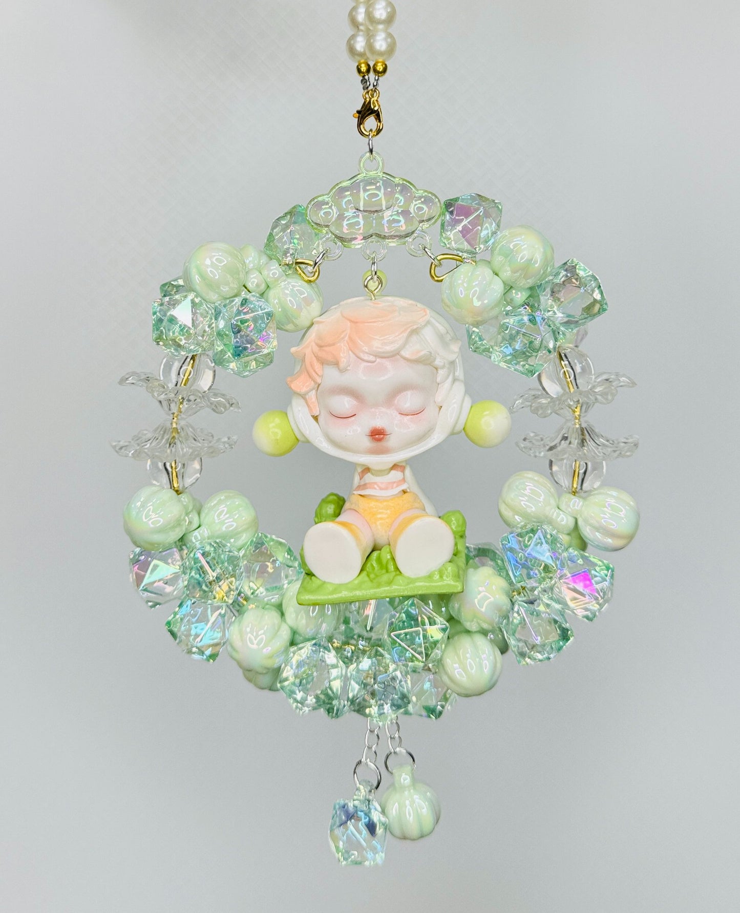 New【A001】新品可愛いビーズリース